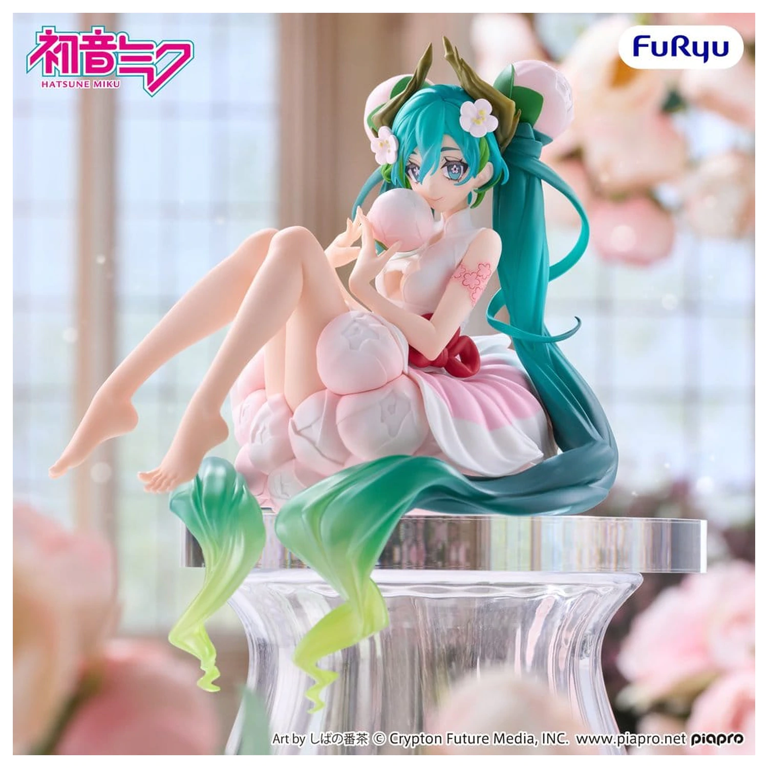 Hatsune Miku Noodle Stopper PVC figurka Květinová víla Bílá švestka 13 cm fotografii produktu