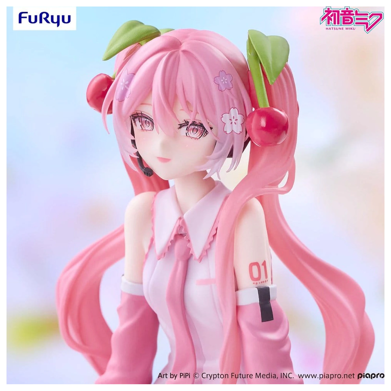 Hatsune Miku Noodle Stopper PVC figurka Sakura Miku 2026 Smile Ver. 14 cm fotografii produktu