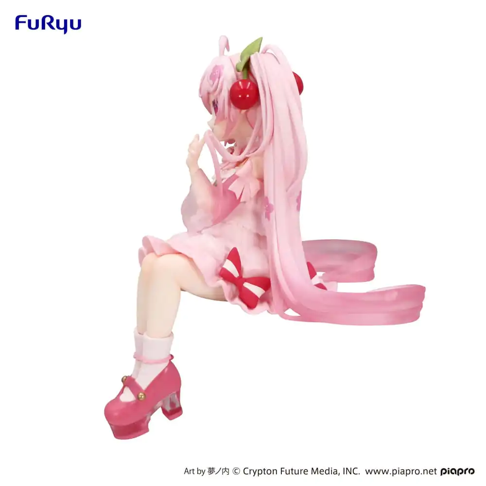 Hatsune Miku Noodle Stopper PVC Soška Sakura Miku 2025 14 cm fotografii produktu