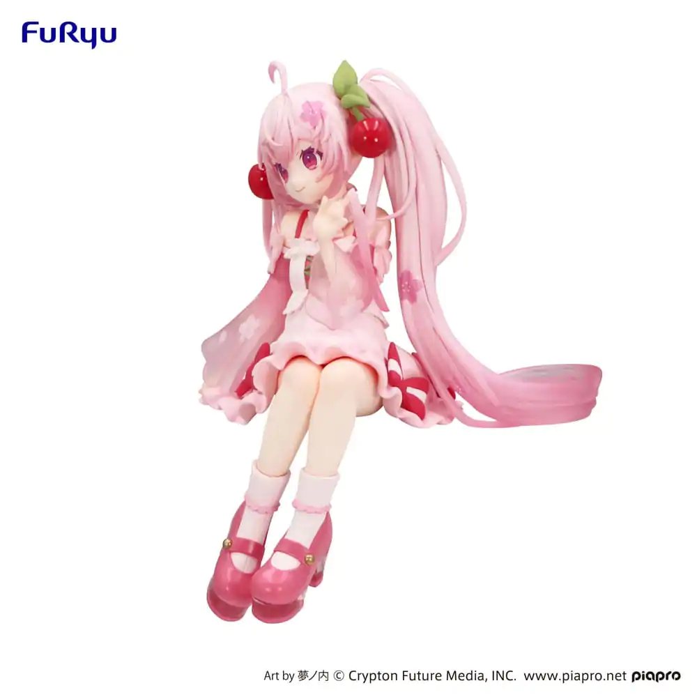 Hatsune Miku Noodle Stopper PVC Soška Sakura Miku 2025 14 cm fotografii produktu