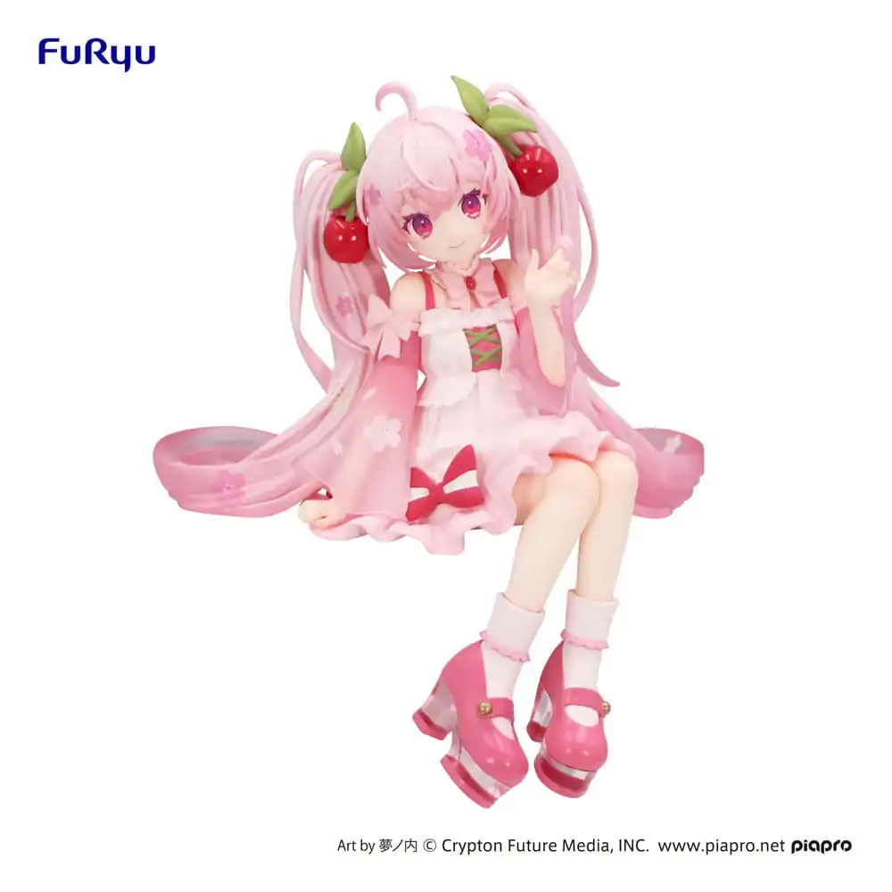 Hatsune Miku Noodle Stopper PVC Soška Sakura Miku 2025 14 cm fotografii produktu