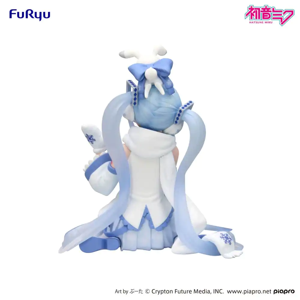 Hatsune Miku Zátka na nudle PVC soška Snow Miku Sky Town 10. verze 10 cm fotografii produktu