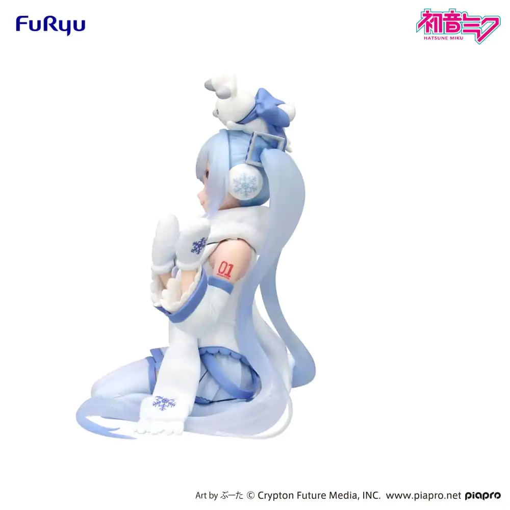Hatsune Miku Zátka na nudle PVC soška Snow Miku Sky Town 10. verze 10 cm fotografii produktu