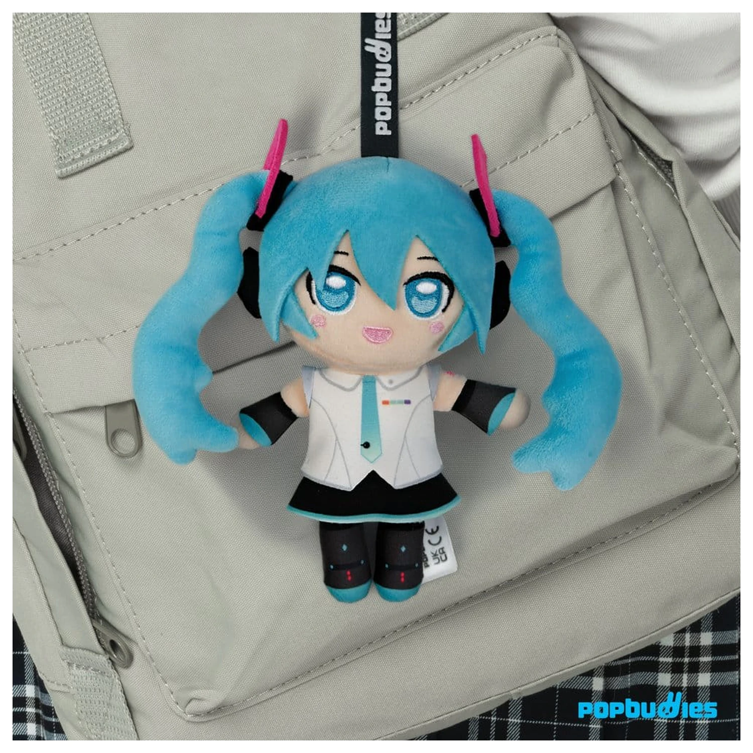 Hatsune Miku plyšová klíčenka V4X 15 cm fotografii produktu
