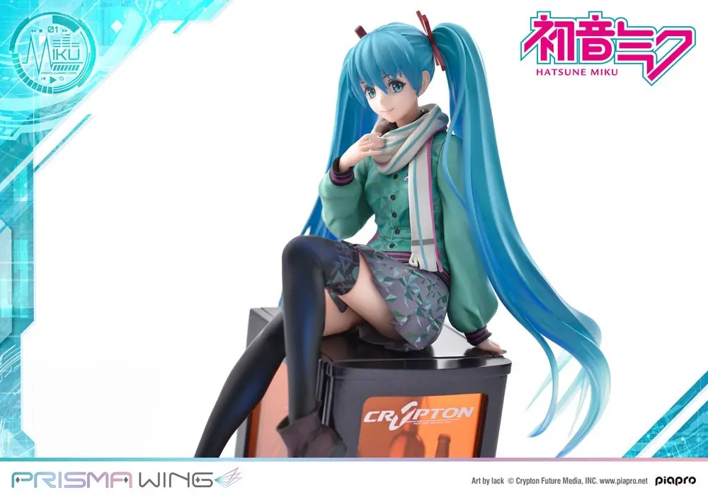 Hatsune Miku Prisma Wing PVC socha 1/7 Hatsune Miku (Art by lack) 19 cm fotografii produktu