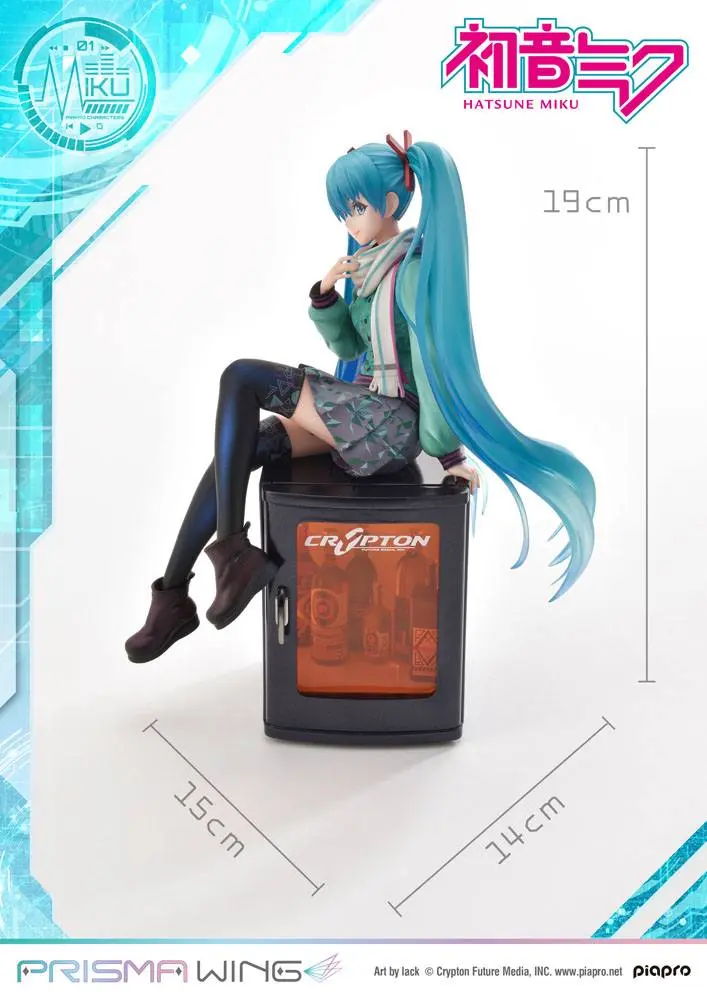 Hatsune Miku Prisma Wing PVC socha 1/7 Hatsune Miku (Art by lack) 19 cm fotografii produktu