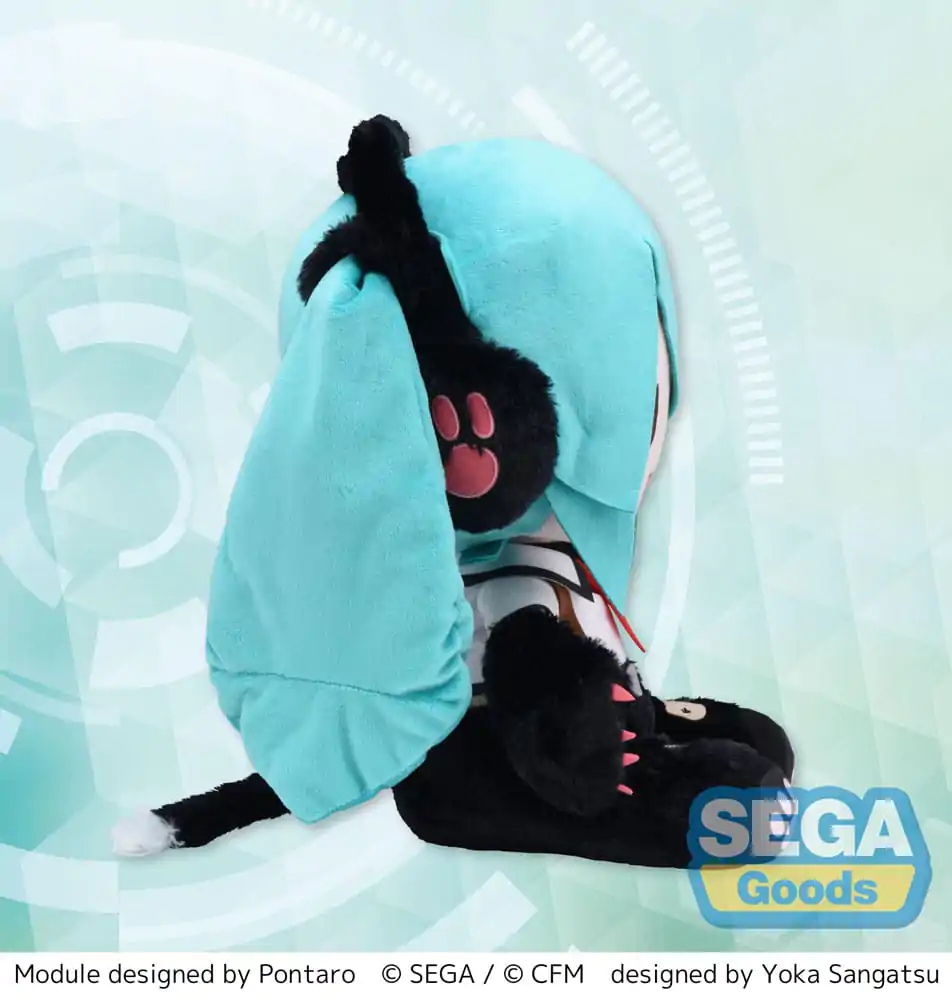 Hatsune Miku Project Diva Arcade Future Tone Fuwa Petit Plyšová figurka Hatsune Miku Kitty Cat LL 30 cm fotografii produktu