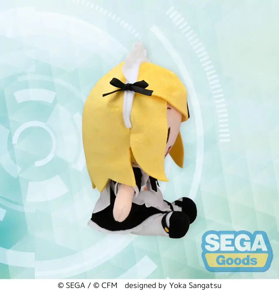 Hatsune Miku: Project DIVA Arcade Future Tone Fuwa Petit Plyšová figurka Kagamine Rin Maid Ver. (EX) 16 cm fotografii produktu