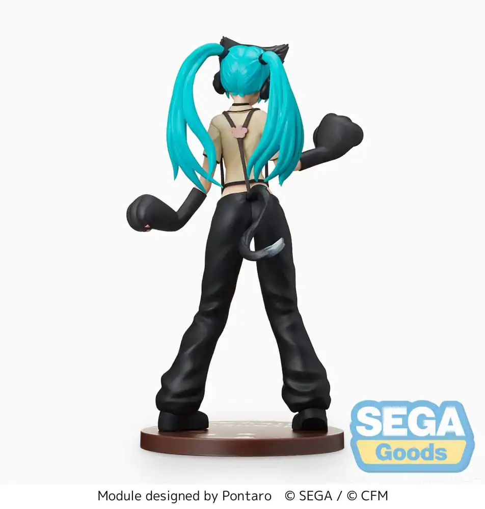 Hatsune Miku Project DIVA Arcade Future Tone SPM PVC Soška Hatsune Miku Kitty Cat 23 cm fotografii produktu