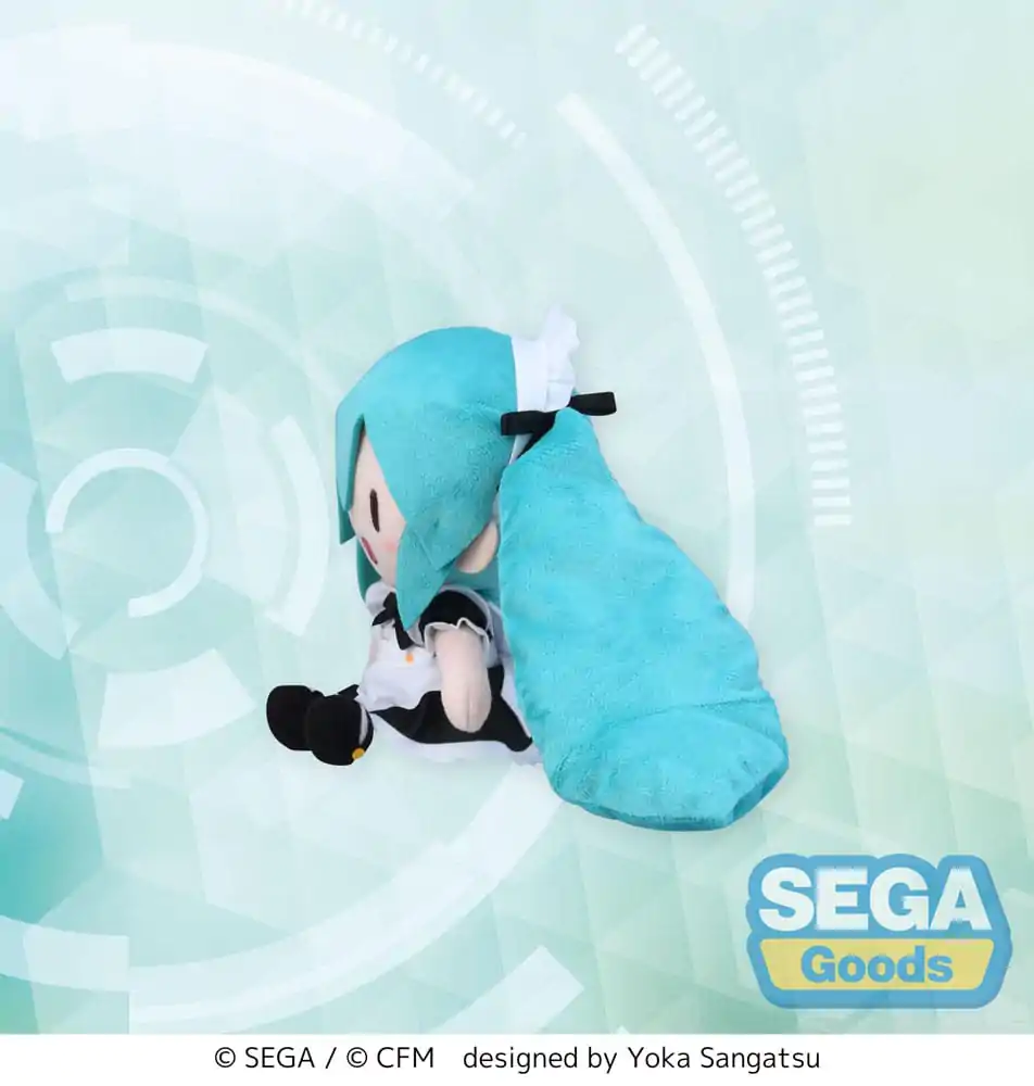 Hatsune Miku Project Diva Arcade Fuwa Petit Mini Plyšová Figurka Miku Maid Ver. (EX) 16 cm fotografii produktu