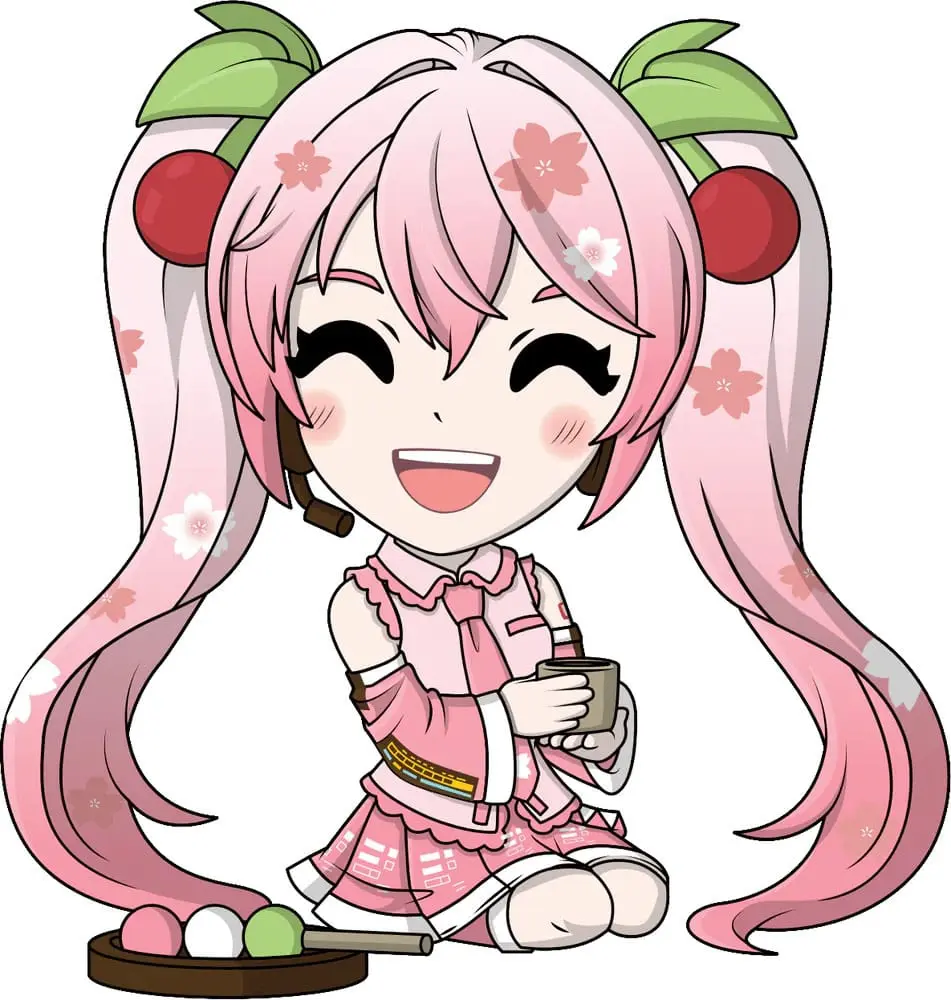 Hatsune Miku vinyl figurka Sakura Miku 9 cm fotografii produktu