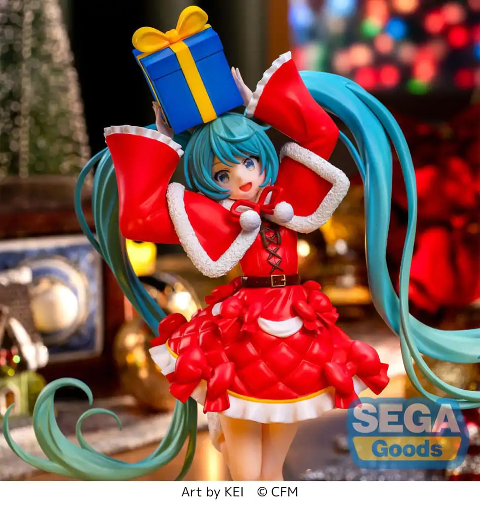 Hatsune Miku Series Luminasta PVC soška Hatsune Miku Christmas 2024 19 cm fotografii produktu