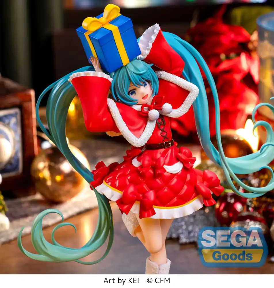 Hatsune Miku Series Luminasta PVC soška Hatsune Miku Christmas 2024 19 cm fotografii produktu