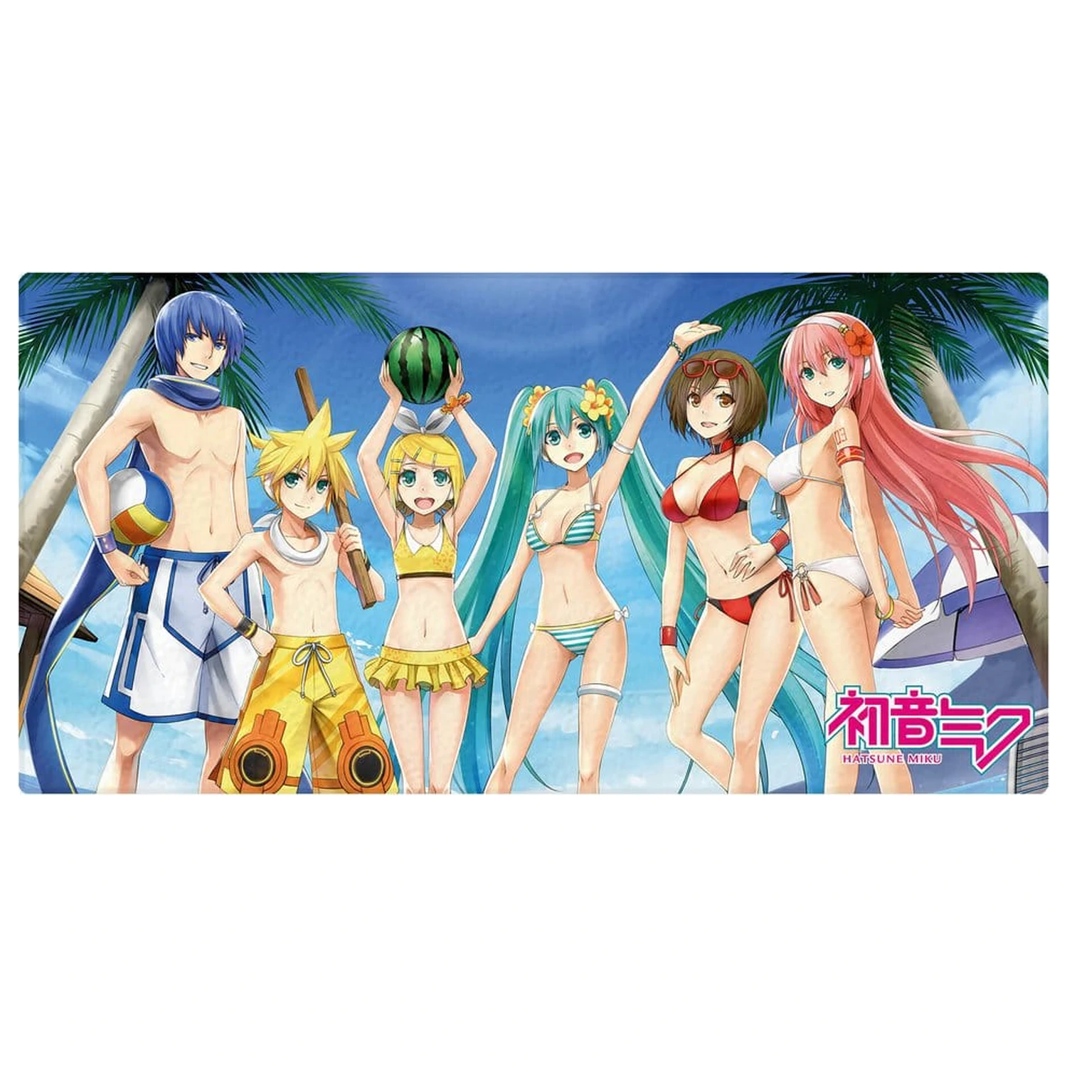 Hatsune Miku XXL plážová osuška Summertime! 150 x 75 cm fotografii produktu