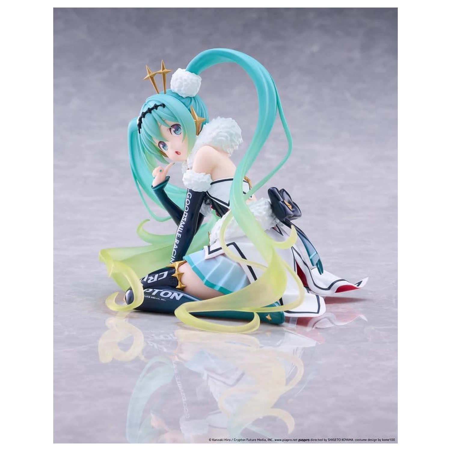 Hatsune Miku Taito Kuji PVC figurka Racing Miku 2018 Ver. Round 8 13 cm fotografii produktu