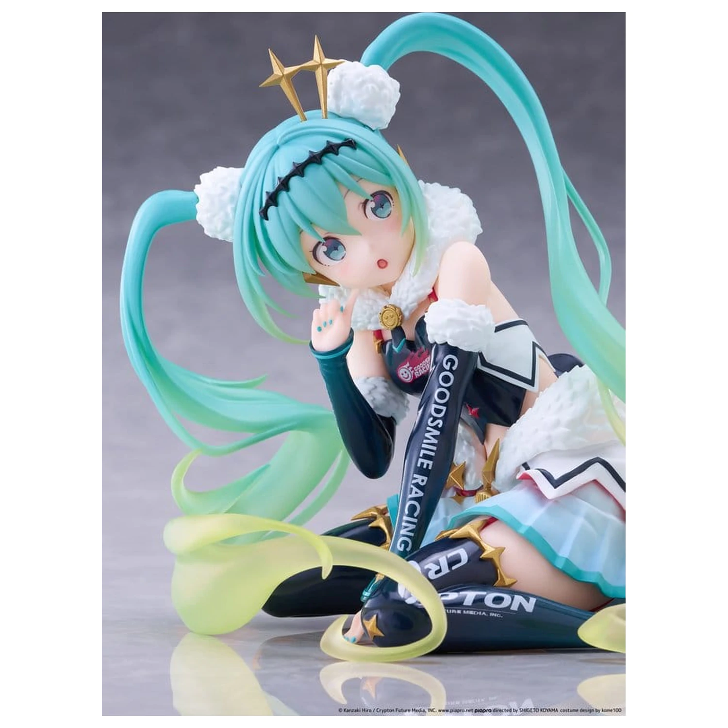 Hatsune Miku Taito Kuji PVC figurka Racing Miku 2018 Ver. Round 8 13 cm fotografii produktu