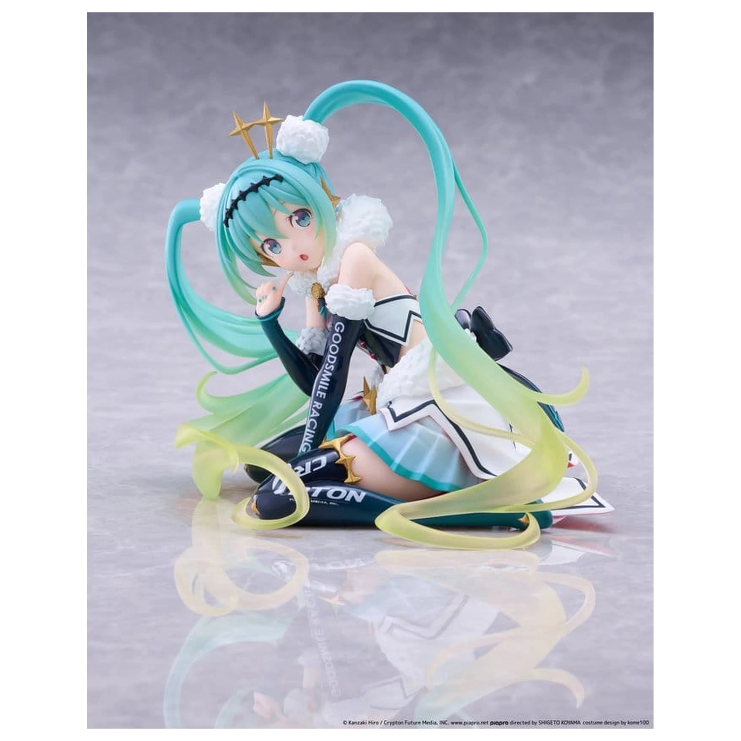 Hatsune Miku Taito Kuji PVC figurka Racing Miku 2018 Ver. Round 8 13 cm fotografii produktu