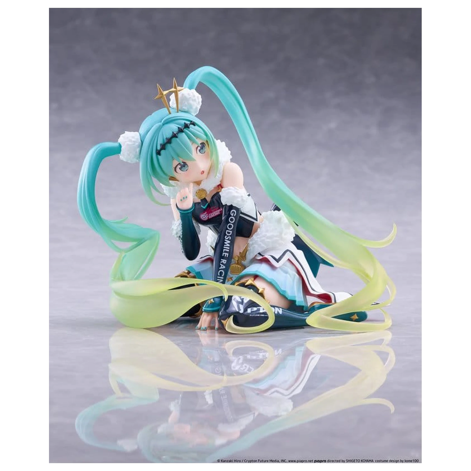 Hatsune Miku Taito Kuji PVC figurka Racing Miku 2018 Ver. Round 8 13 cm fotografii produktu