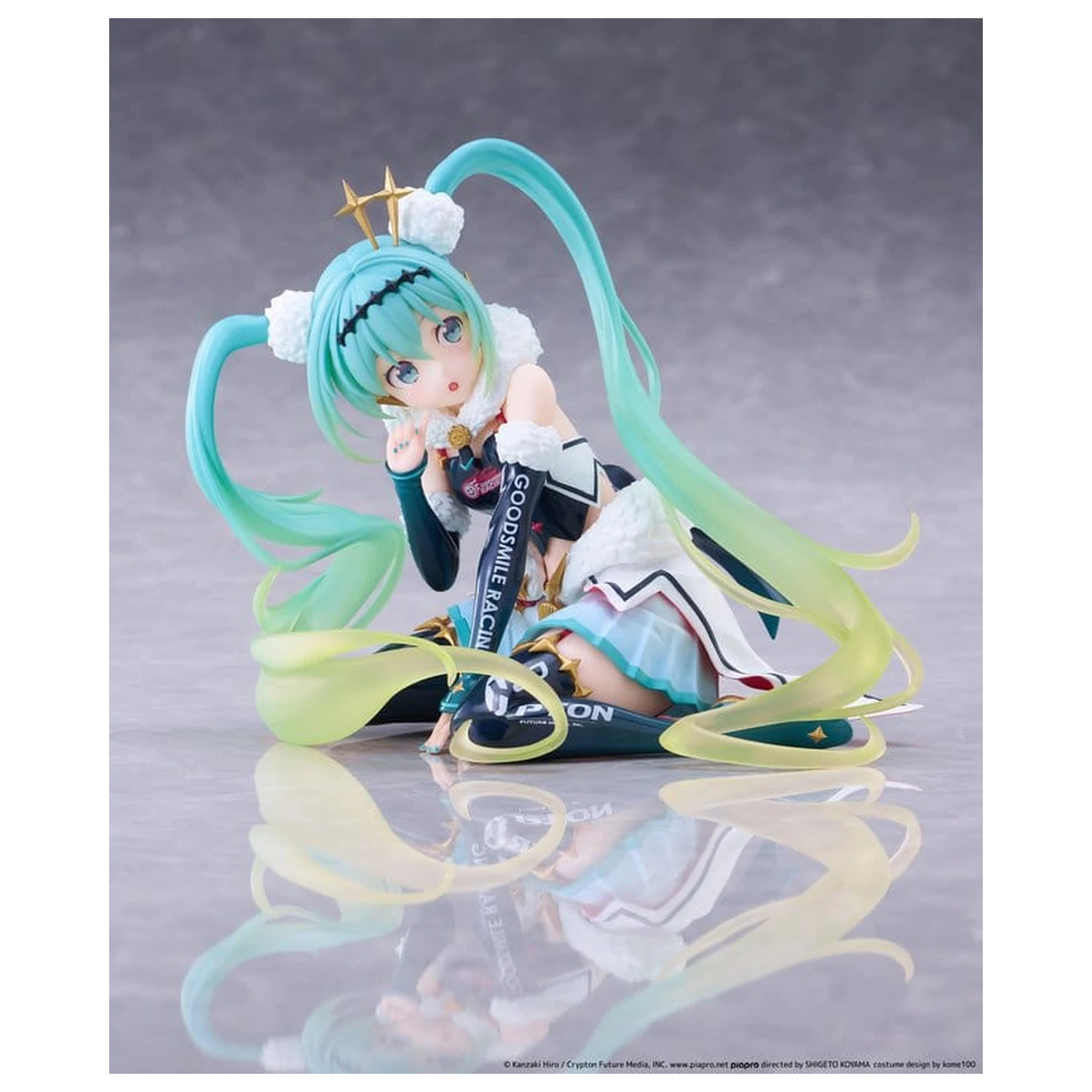 Hatsune Miku Taito Kuji PVC figurka Racing Miku 2018 Ver. Round 8 13 cm fotografii produktu