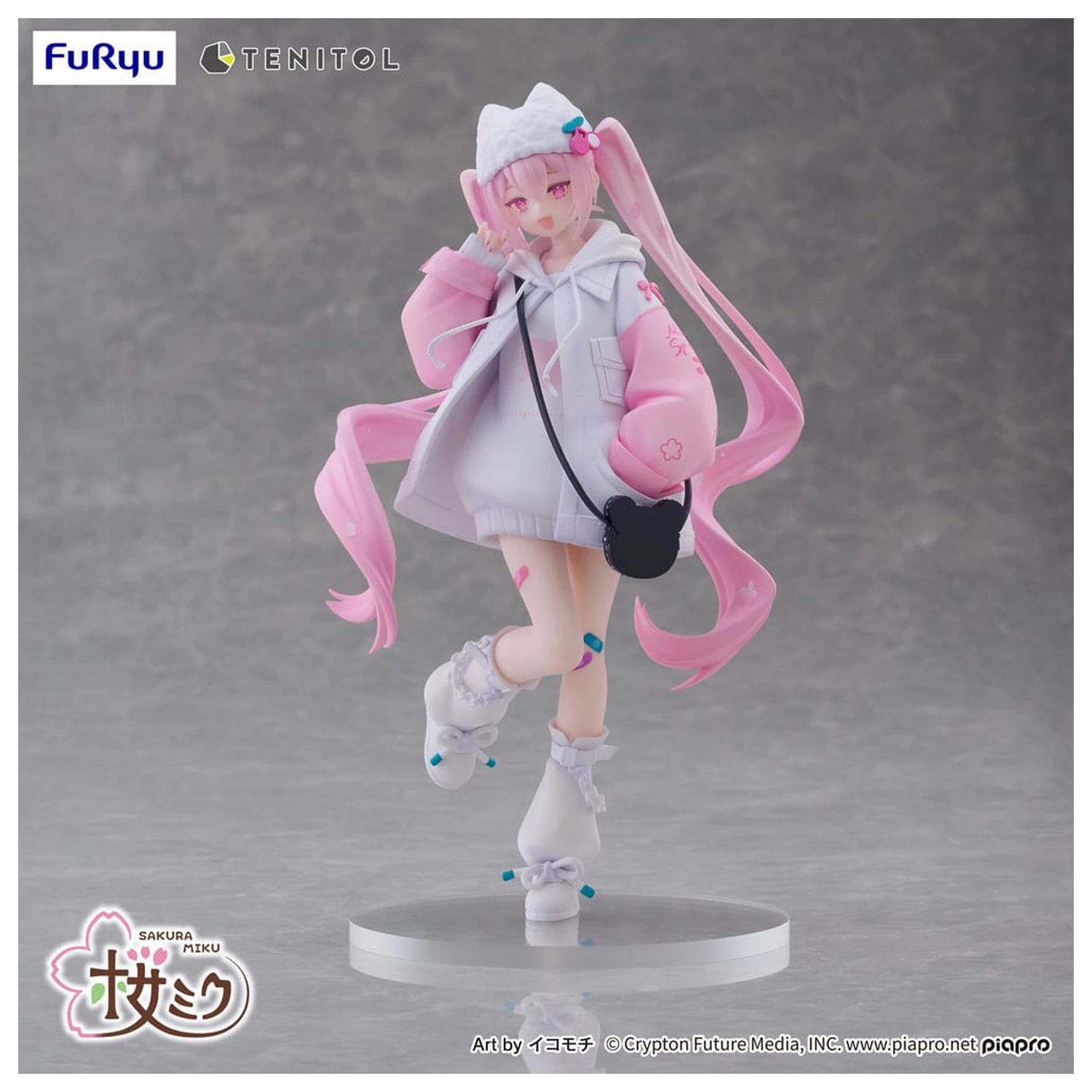 Hatsune Miku Tenitol PVC socha Sakura Miku Cool style [petit] 19 cm fotografii produktu