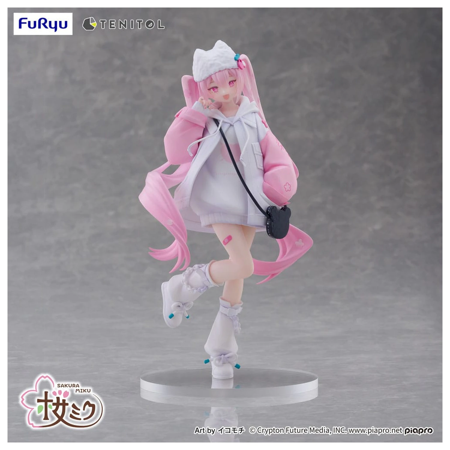 Hatsune Miku Tenitol PVC socha Sakura Miku Cool style [petit] 19 cm fotografii produktu