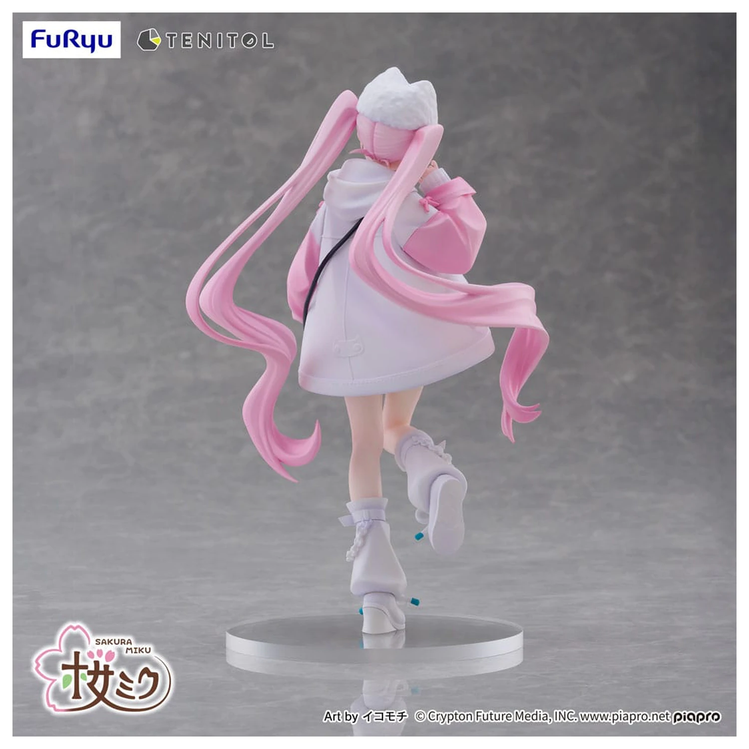 Hatsune Miku Tenitol PVC socha Sakura Miku Cool style [petit] 19 cm fotografii produktu