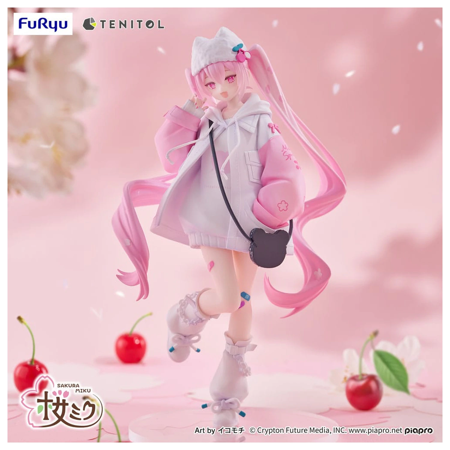 Hatsune Miku Tenitol PVC socha Sakura Miku Cool style [petit] 19 cm fotografii produktu
