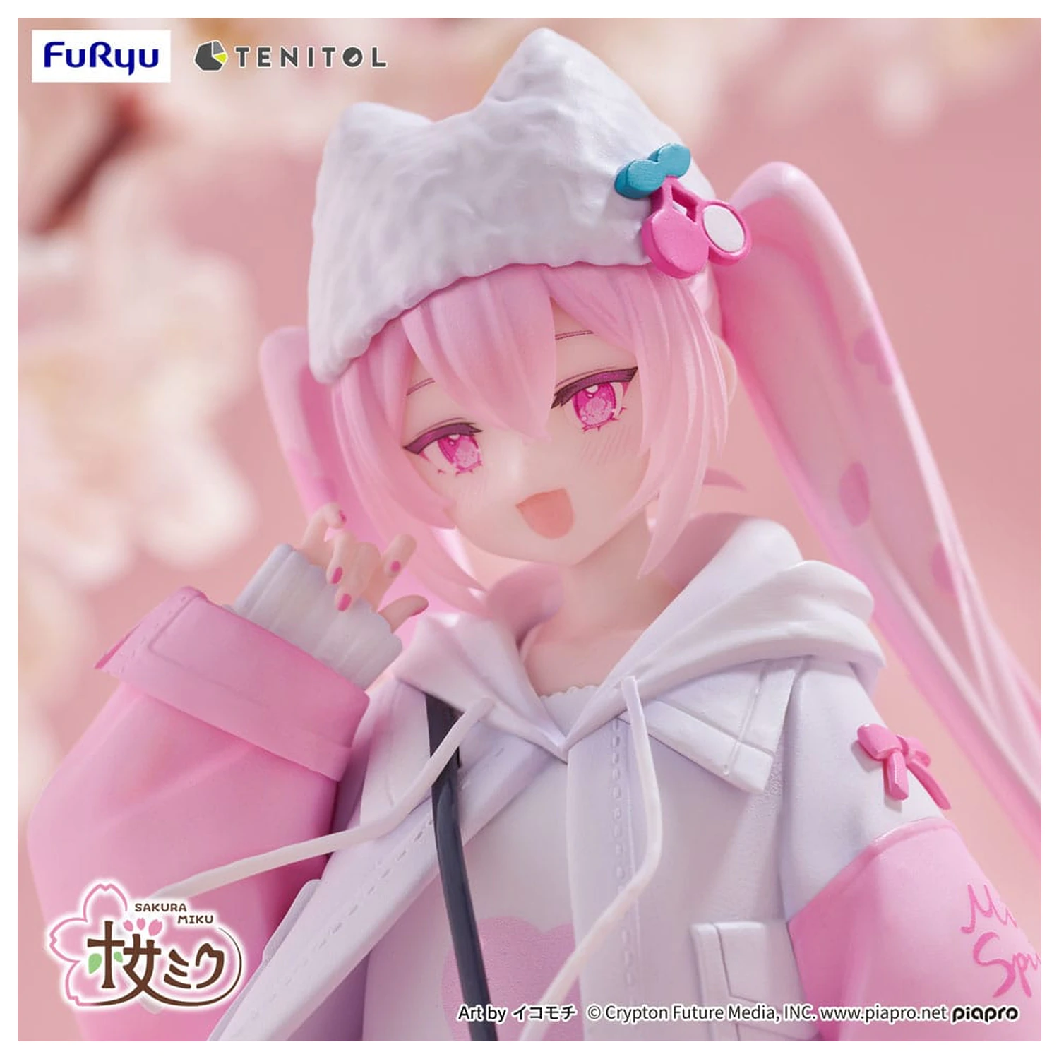 Hatsune Miku Tenitol PVC socha Sakura Miku Cool style [petit] 19 cm fotografii produktu