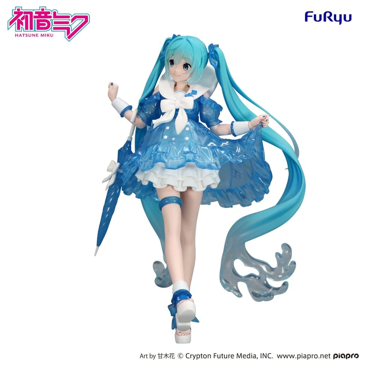 Hatsune Miku Trio-Try-iT PVC socha Miku Rainy Dance 19 cm fotografii produktu