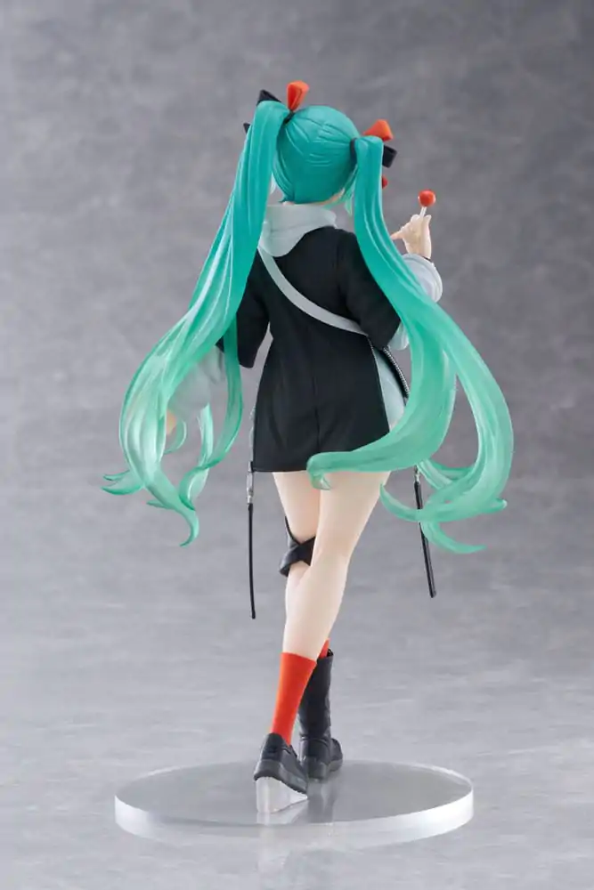 Hatsune Miku Wonderland PVC Socha Fashion Punk Verze 18 cm fotografii produktu