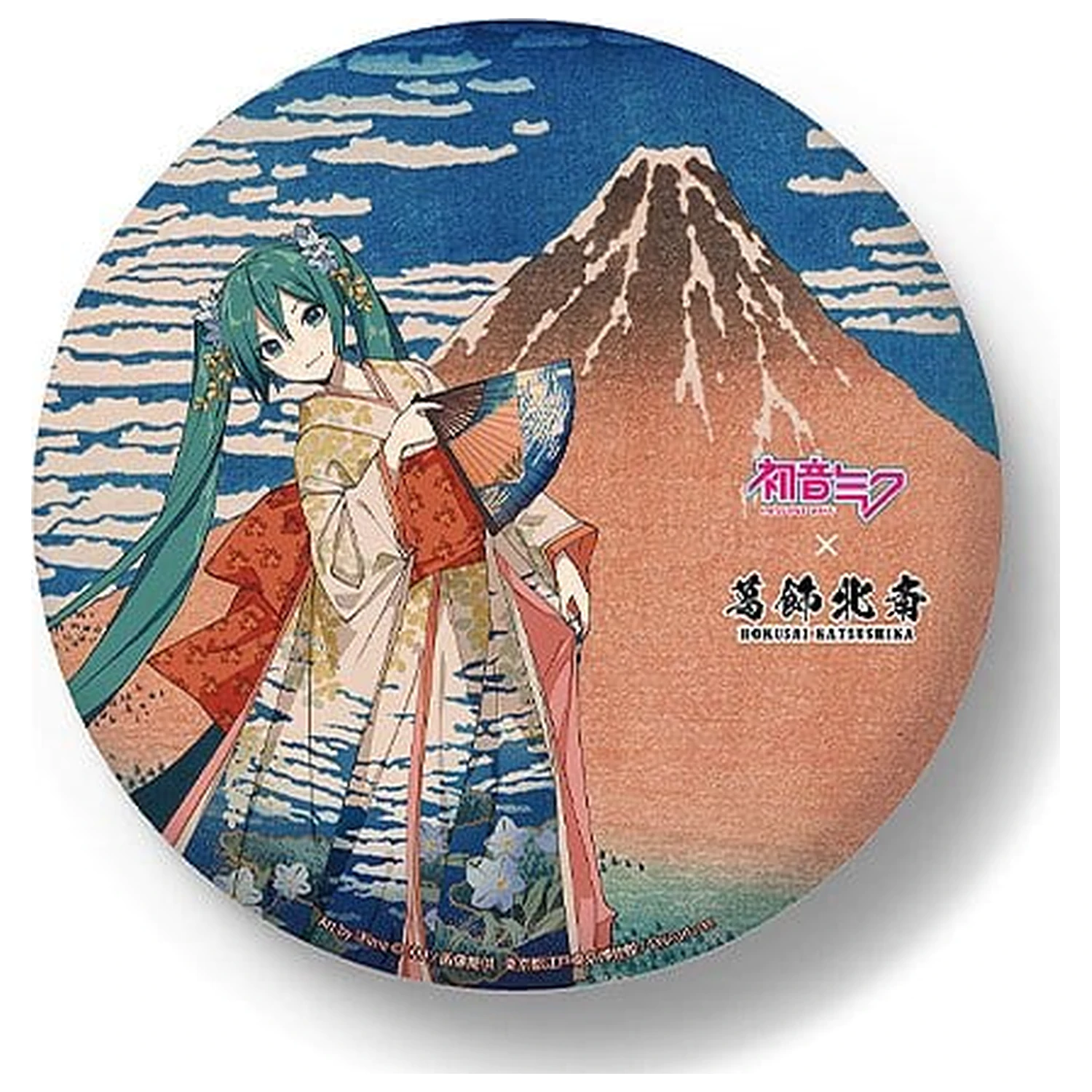 Hatsune Miku x Katsushika Hokusai iXima Velký Odznak Fine Wind, Clear Morning fotografii produktu