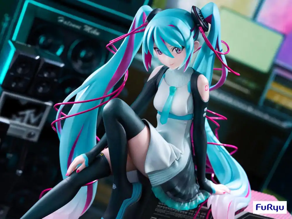 Hatsune Miku Statue 1/7 Hatsune Miku x MTV 20 cm Soška fotografii produktu