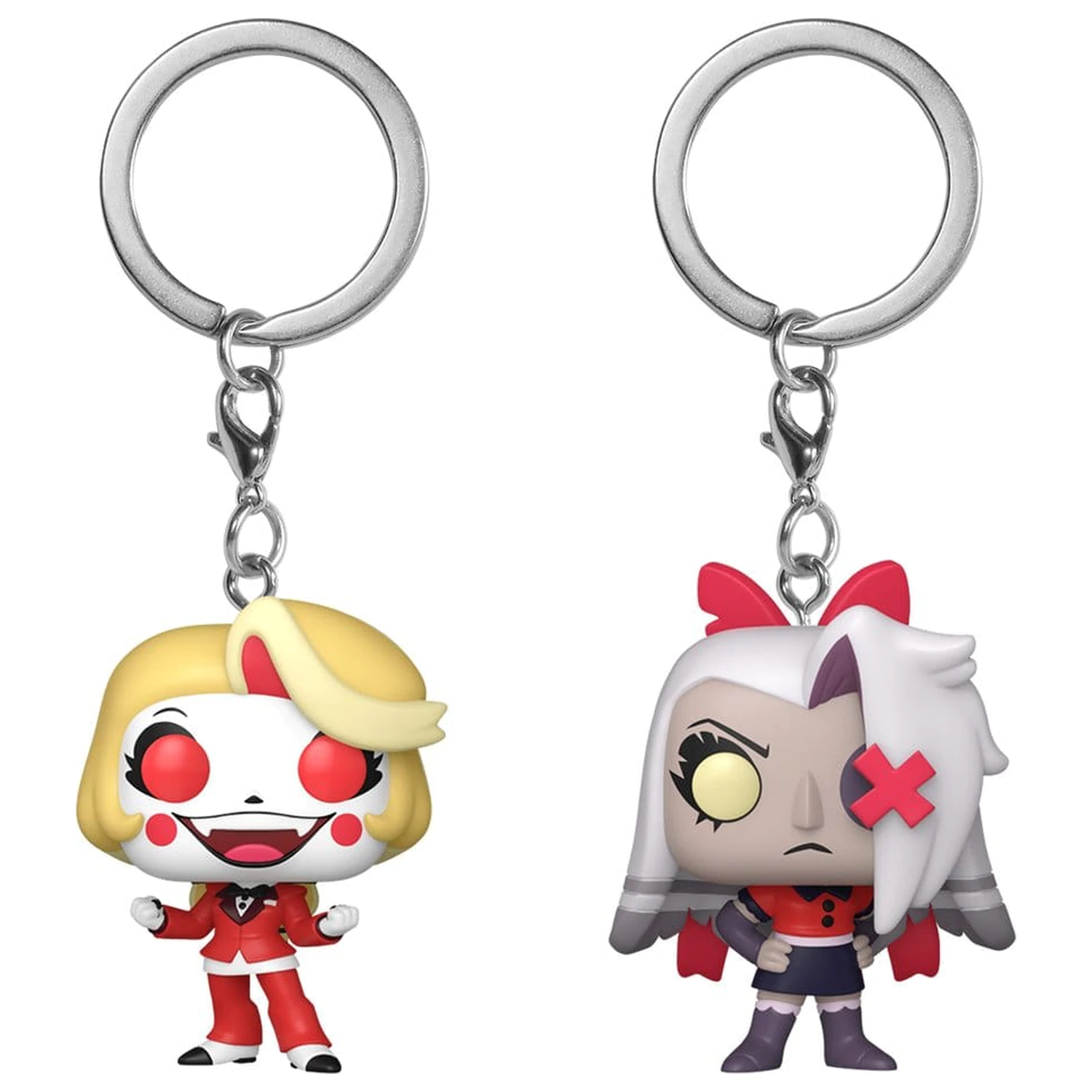 Hazbin Hotel Funko POP! Vinylová Klíčenka 2-balení Charlie & Vaggie 4 cm fotografii produktu