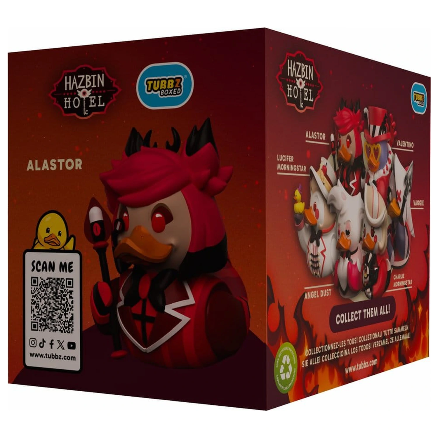 Hazbin Hotel Tubbz PVC Figurka Alastor Boxed Edition 10 cm fotografii produktu