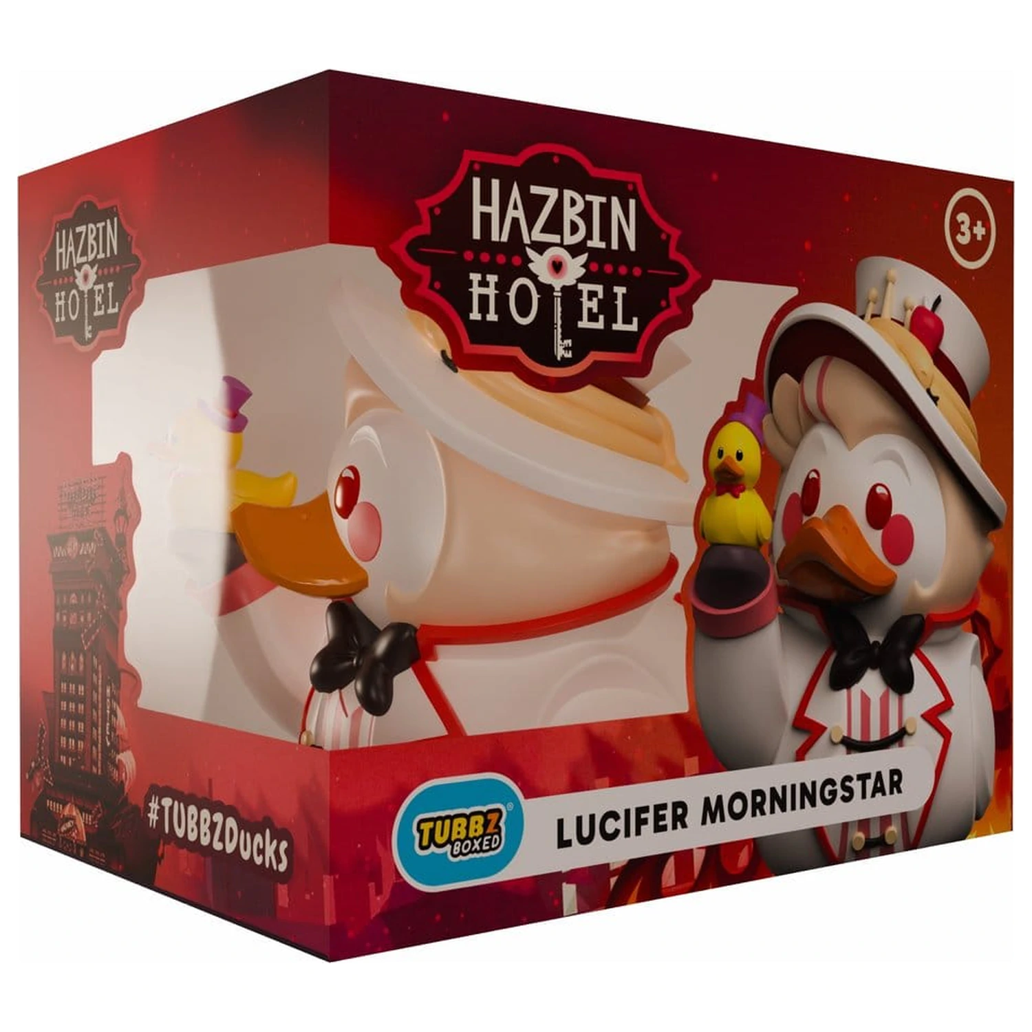 Hazbin Hotel Tubbz PVC Figurka Lucifer Morningstar Boxed Edition 10 cm fotografii produktu