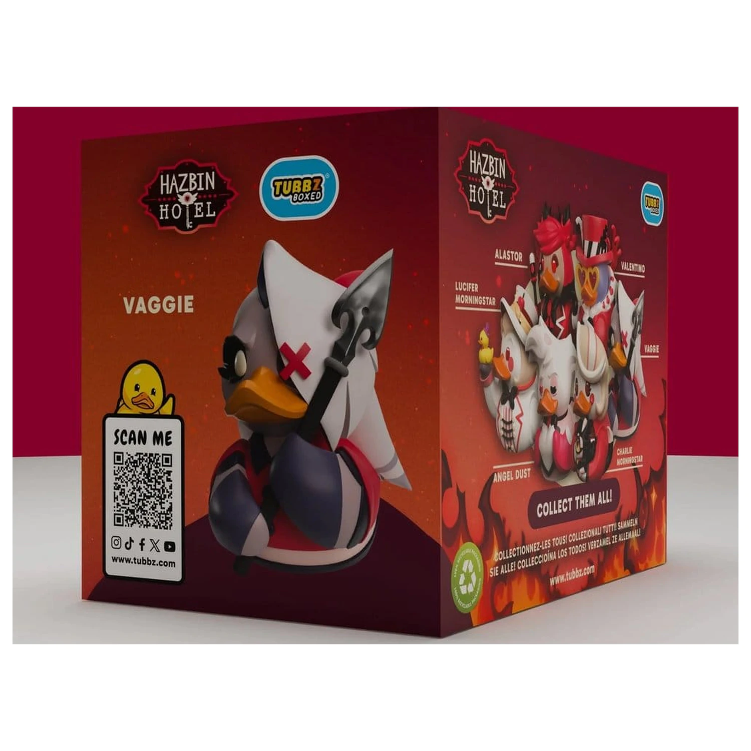 Hazbin Hotel Tubbz PVC Figurka Vaggie v krabičce 10 cm fotografii produktu