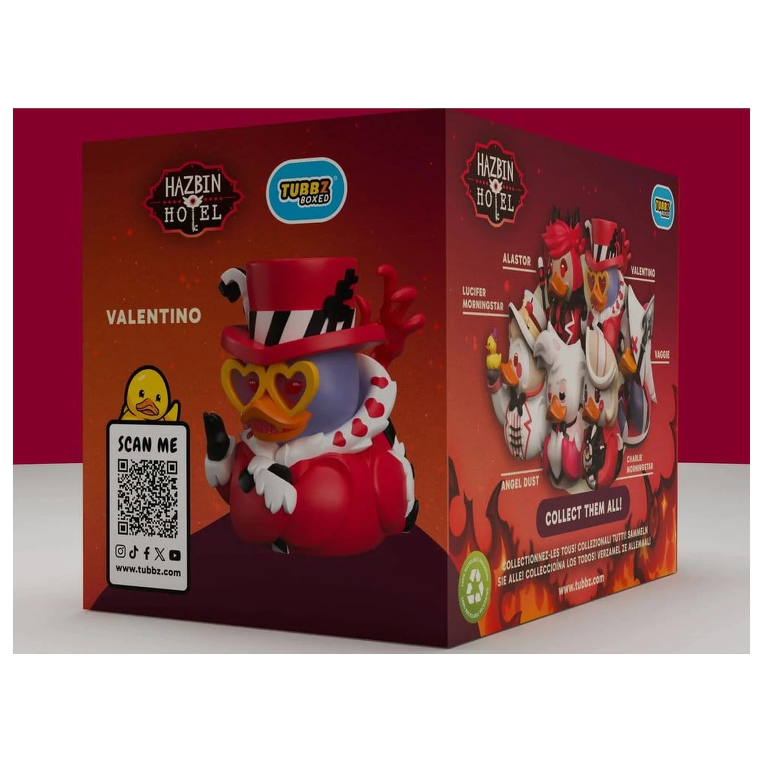 Hazbin Hotel Tubbz PVC figurka Valentino Boxed Edition 10 cm fotografii produktu