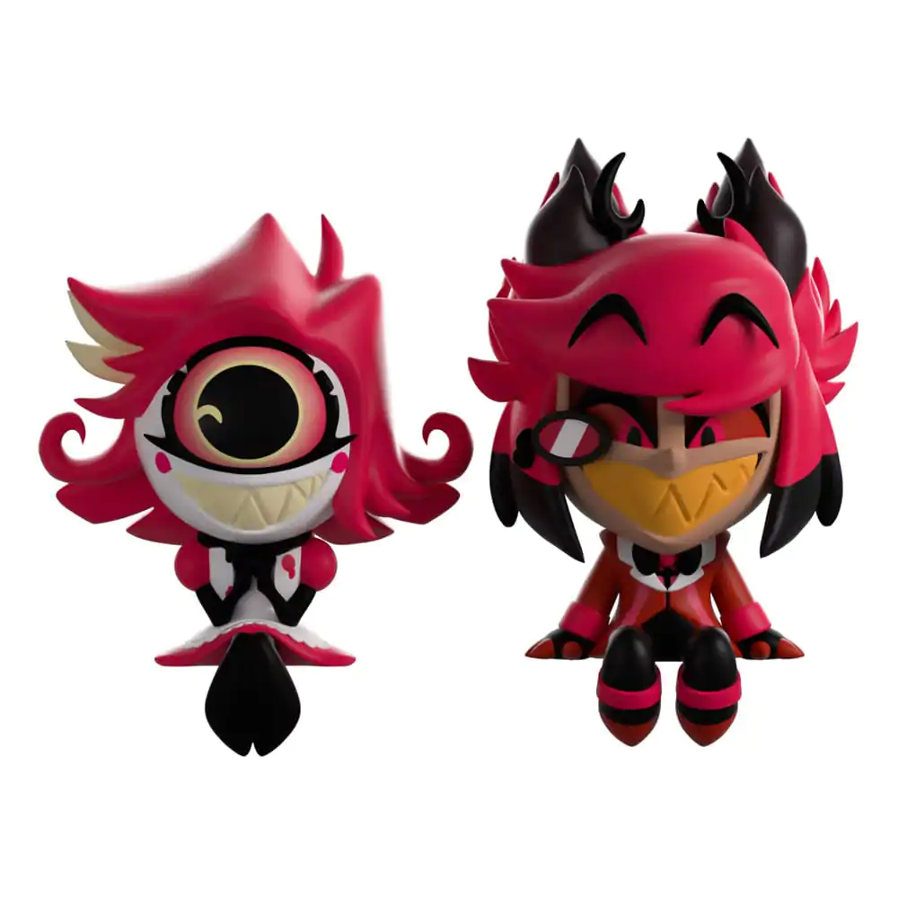 Hazbin Hotel Vinyl Figures Alastor & Niffty Monitor Buddiez Vinylové Figurky fotografii produktu