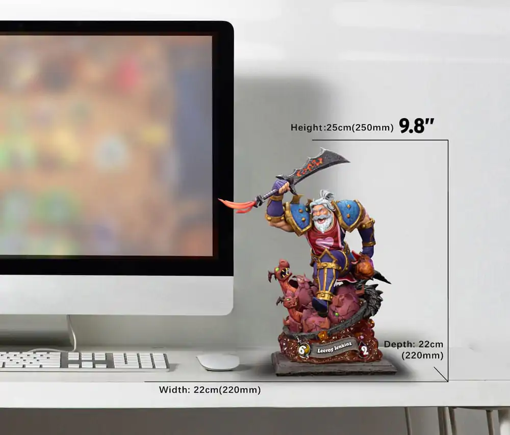 Hearthstone Socha 1/10 Leeroy Jenkins 25 cm fotografii produktu