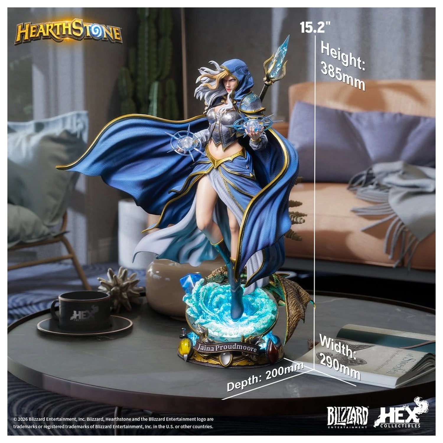 Hearthstone Socha 1/6 Jaina Proudmoore 39 cm fotografii produktu