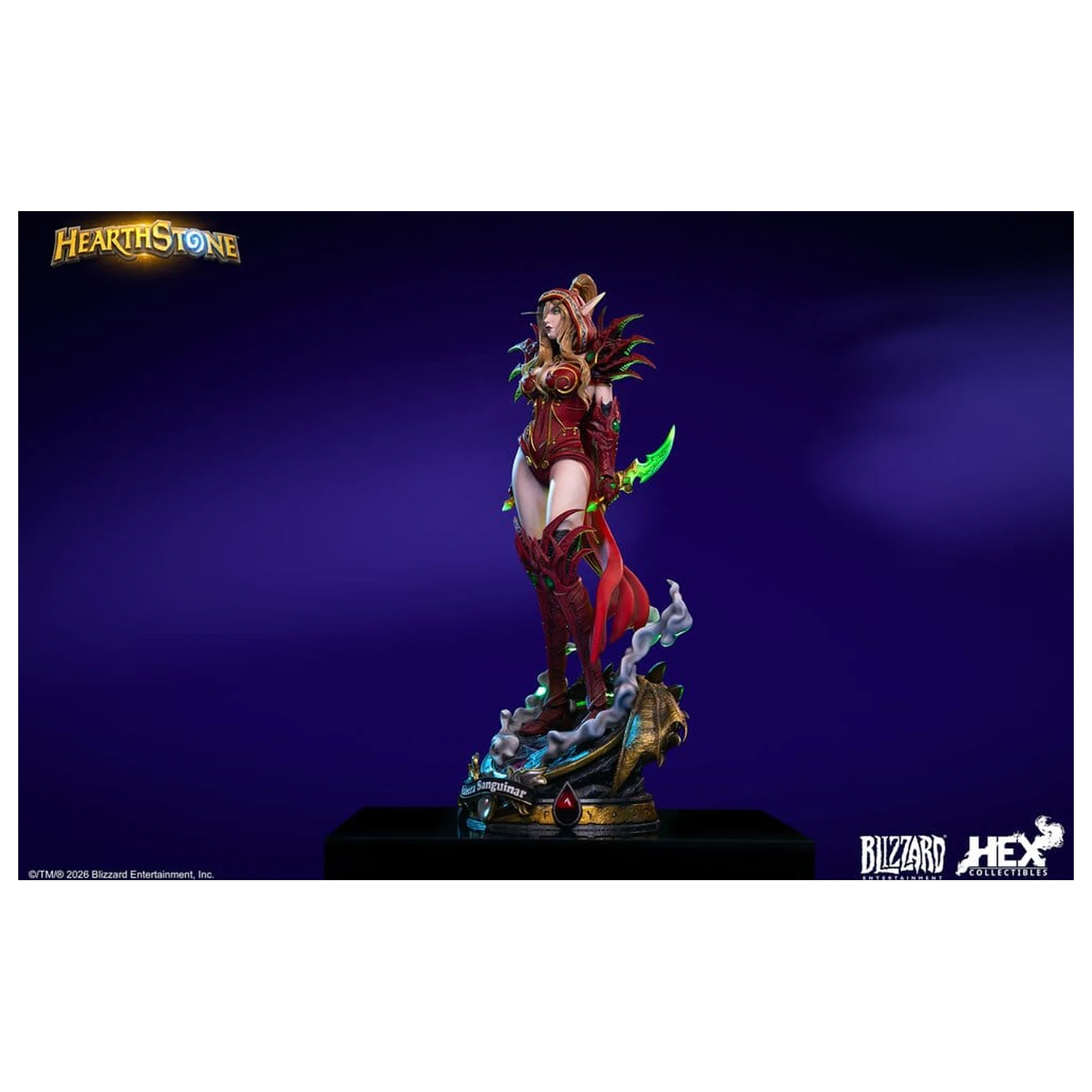 Hearthstone 1/6 soška Valeera Sanguinar 38 cm fotografii produktu