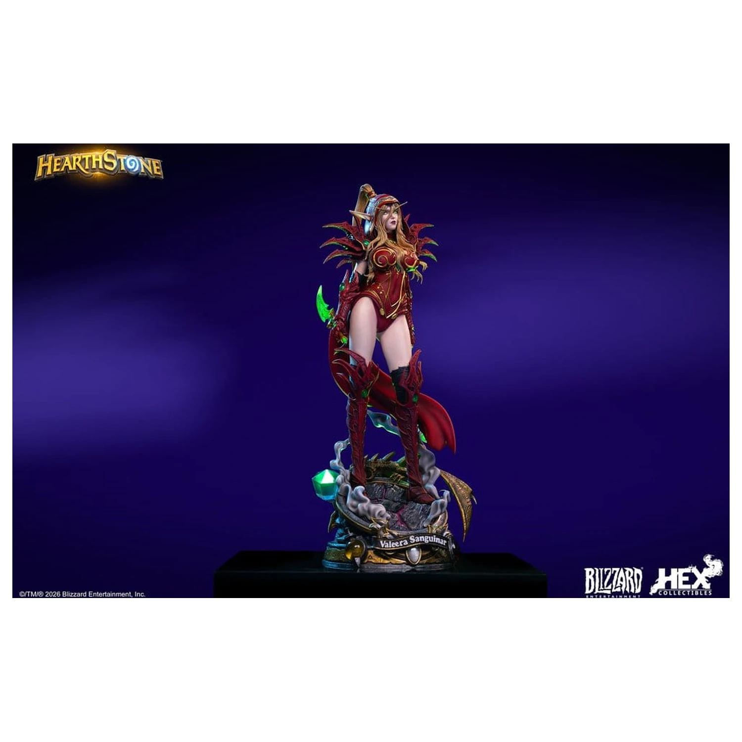 Hearthstone 1/6 soška Valeera Sanguinar 38 cm fotografii produktu