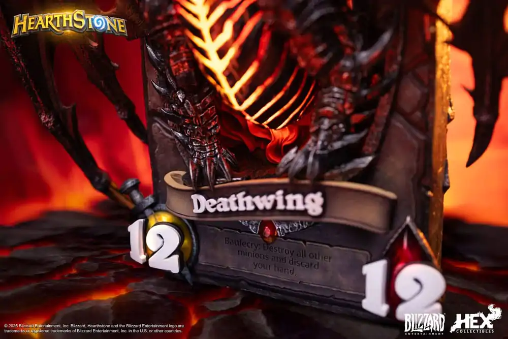 Hearthstone 3D umělecký rám soška Deathwing 34 cm fotografii produktu