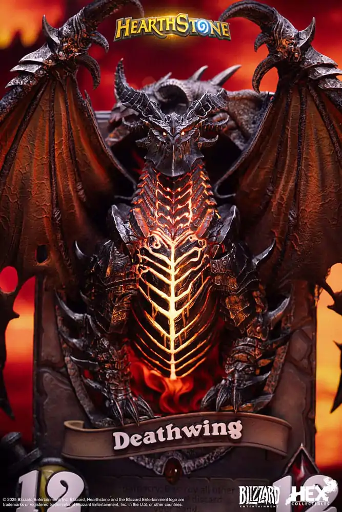 Hearthstone 3D umělecký rám soška Deathwing 34 cm fotografii produktu