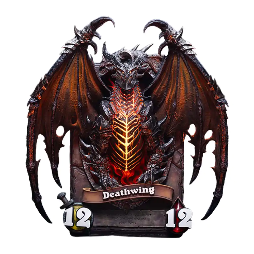 Hearthstone 3D umělecký rám soška Deathwing 34 cm fotografii produktu