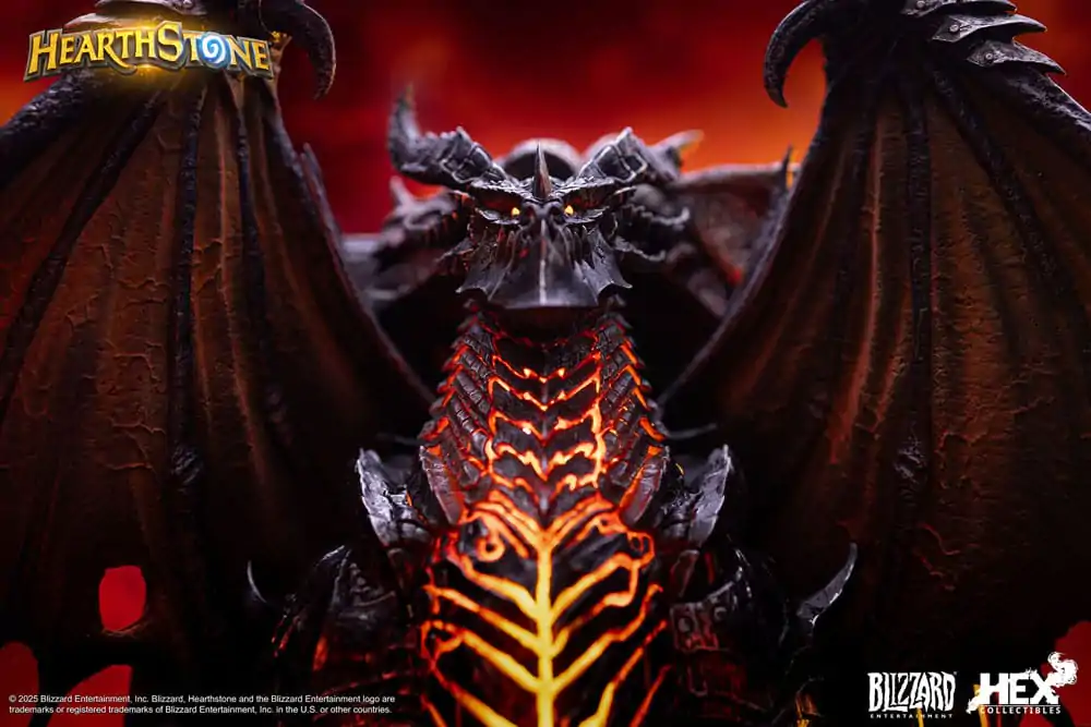Hearthstone 3D umělecký rám soška Deathwing 34 cm fotografii produktu