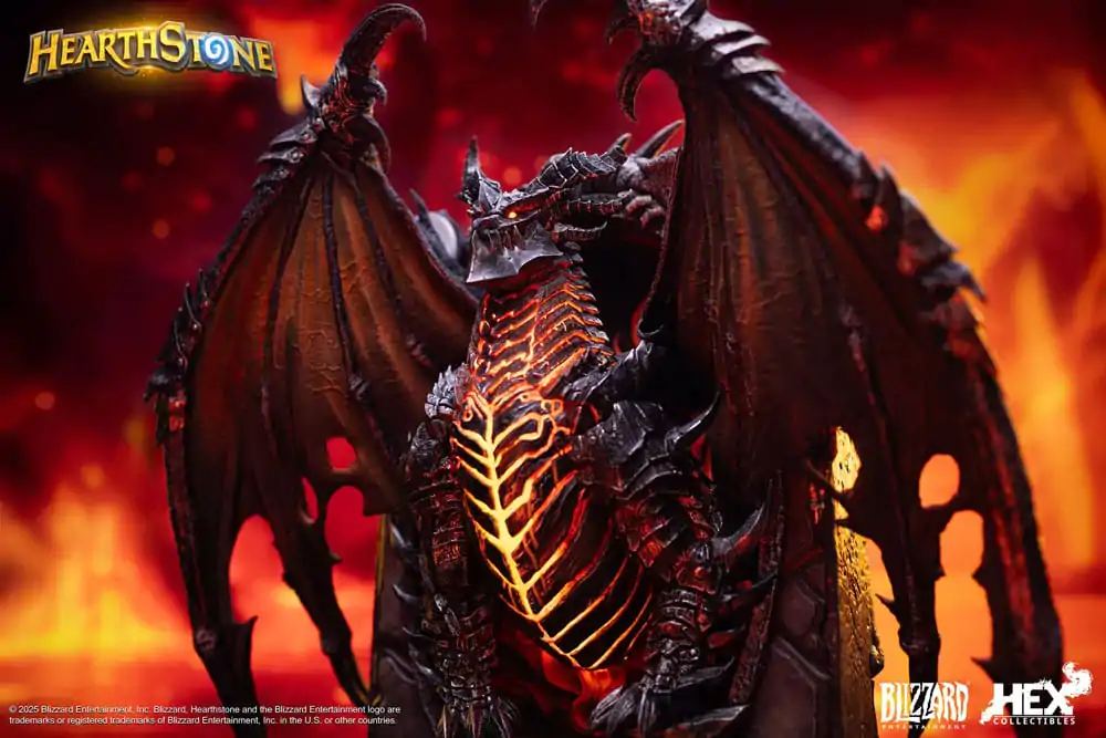 Hearthstone 3D umělecký rám soška Deathwing 34 cm fotografii produktu