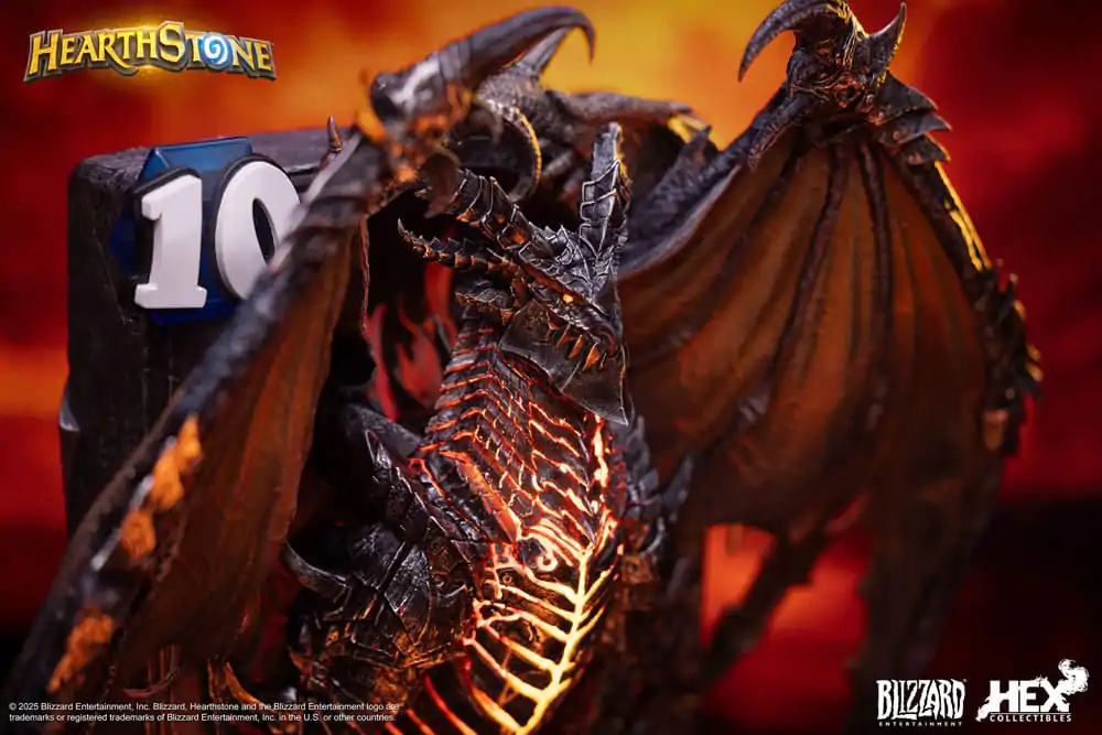 Hearthstone 3D umělecký rám soška Deathwing 34 cm fotografii produktu
