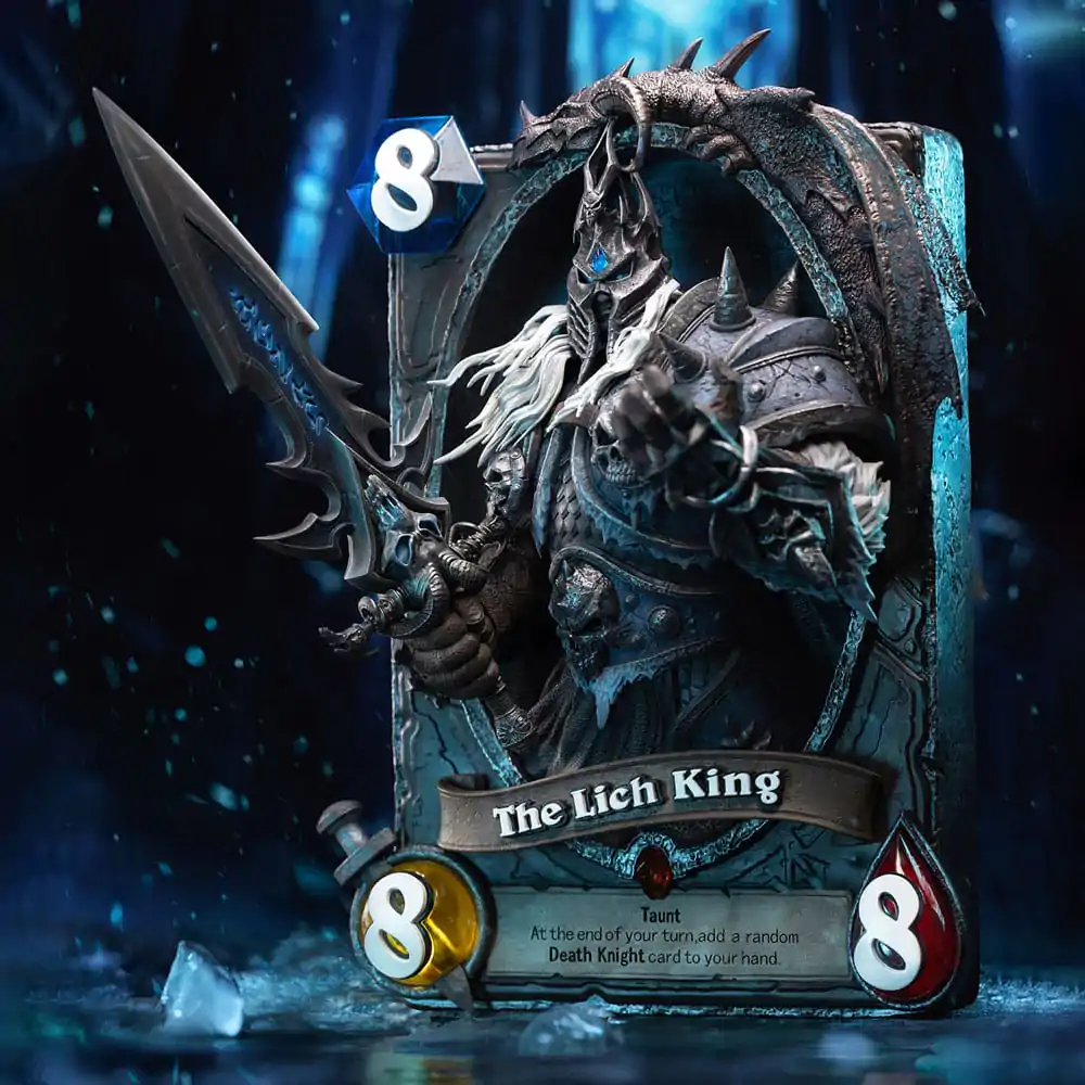 Hearthstone 3D Art Frame Socha The Lich King 31 cm fotografii produktu