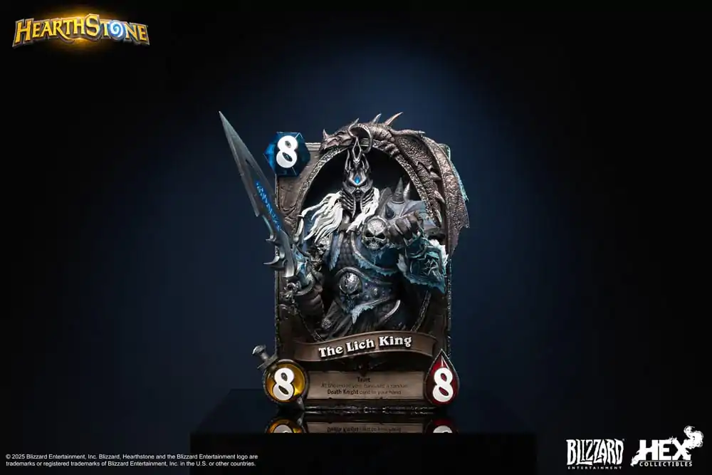 Hearthstone 3D Art Frame Socha The Lich King 31 cm fotografii produktu